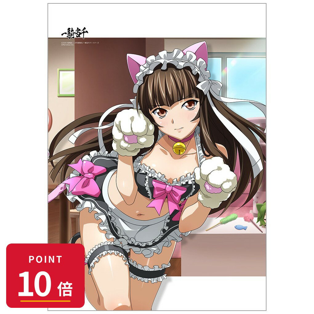 Rakuten - 【エントリーで全品P10倍】【予約】 カーテン魂 一騎当千 B2タペストリー(典韋/献身にゃんこ)Wスエード グッズ 【2026年8月発売予定】