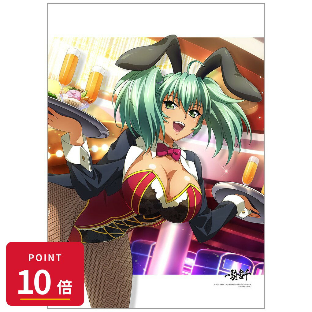 Rakuten - 【エントリーで全品P10倍】【予約】 カーテン魂 一騎当千 B2タペストリー(呂布奉先/幸運のバニーガール)Wスエード グッズ 【2026年8月発売予定】