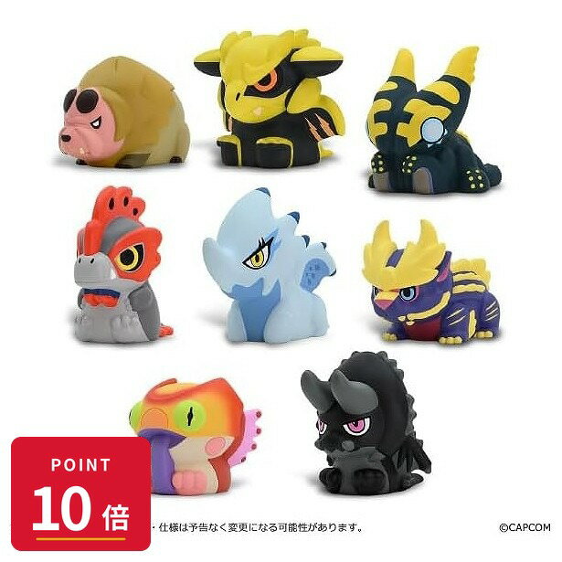 Rakuten - 【エントリーで全品P10倍】【予約】 カプコン カプコンフィギュアビルダー フィンガーパペット モンスターハンター Vol.3 8個入り グッズ 【2026年11月発売予定】