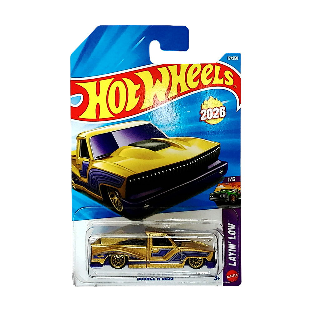 マテル ホットウィール Hot Wheels ベーシックカー Bounce'N Bass 新品 正規品