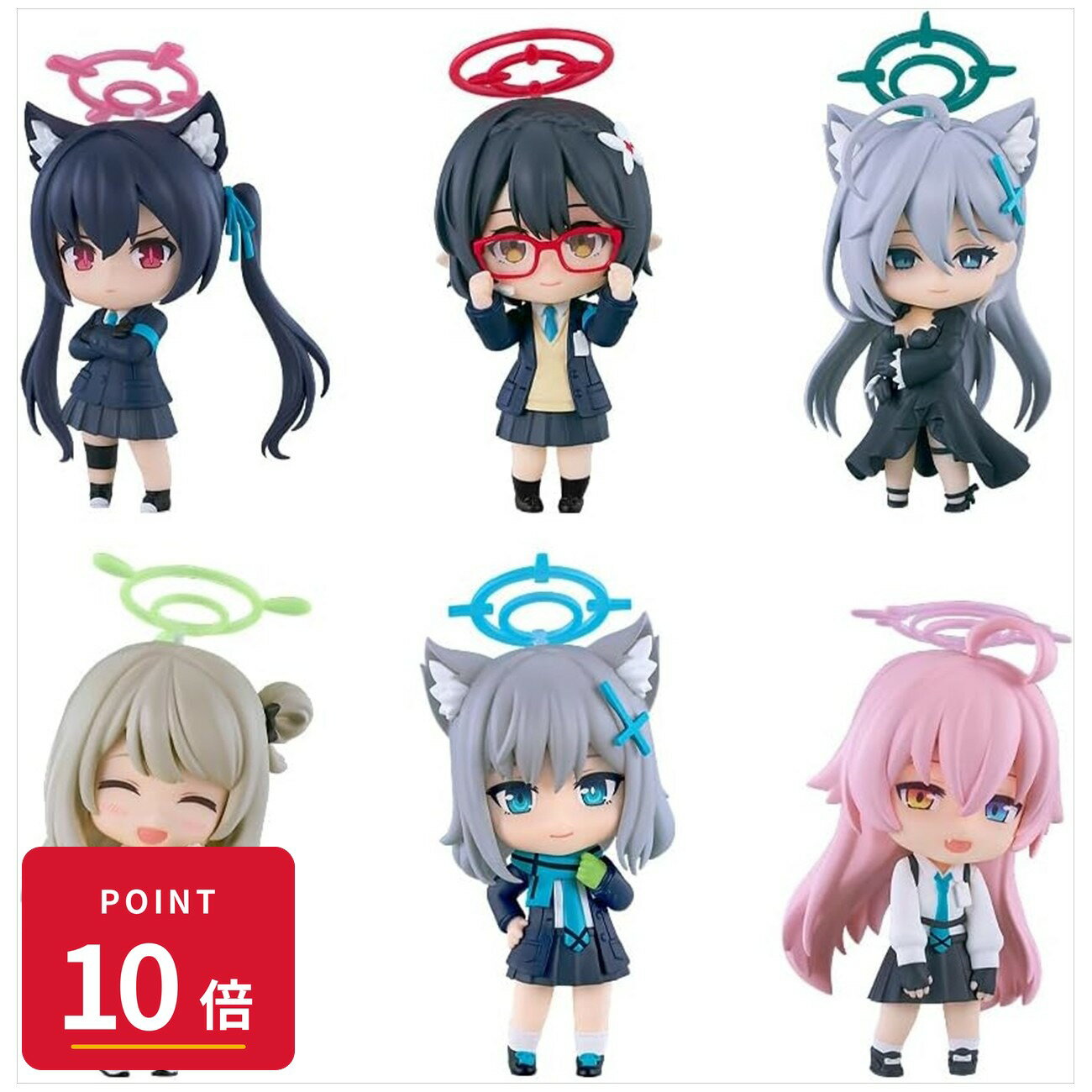 乐天商城 - 【エントリーで全品P10倍】【予約】 グッドスマイルカンパニー ねんどろいどさぷらいず ブルーアーカイブ -Blue Archive- ブルーアーカイブ -Blue Archive- BOX入数:6 6個入り フィギュア 【2027年1月発売予定】