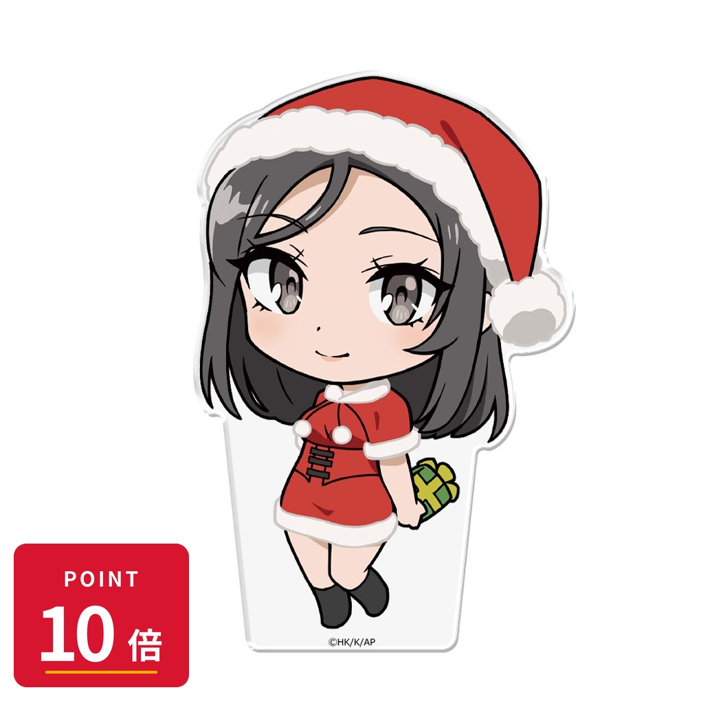 乐天商城 - 【エントリーで全品P10倍】【予約】 アズメーカー 青春ブタ野郎シリーズ ぷにこれ!アクリルフィギュア(スタンド付) ミニスカサンタ グッズ 【2026年7月発売予定】