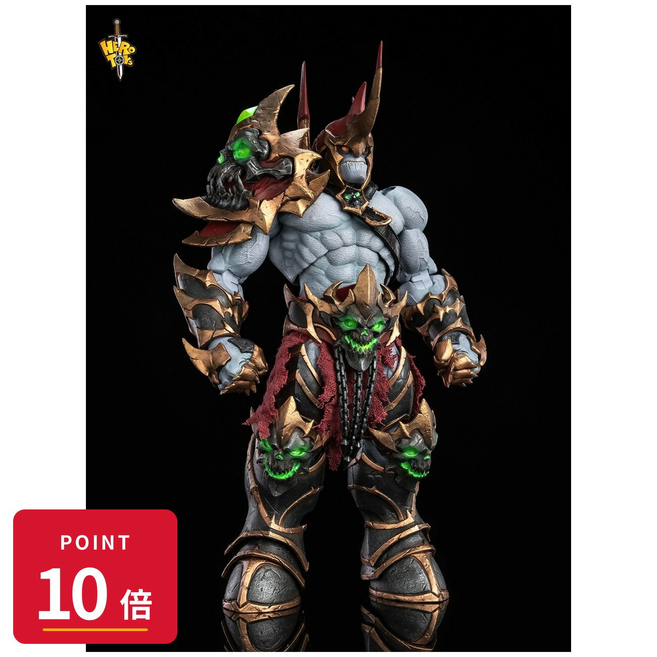 乐天商城 - 【エントリーで全品P10倍】【予約】 Hero Toys デーモン・ゲートキーパー ザクーン 1/10スケール可動フィギュア 【2027年3月発売予定】