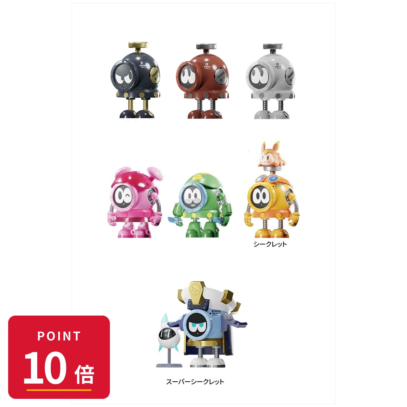 Rakuten - 【エントリーで全品P10倍】【予約】 Taomee Seer Robotシリーズ トレーディングフィギュア BOX 6個入り 【2026年7月発売予定】