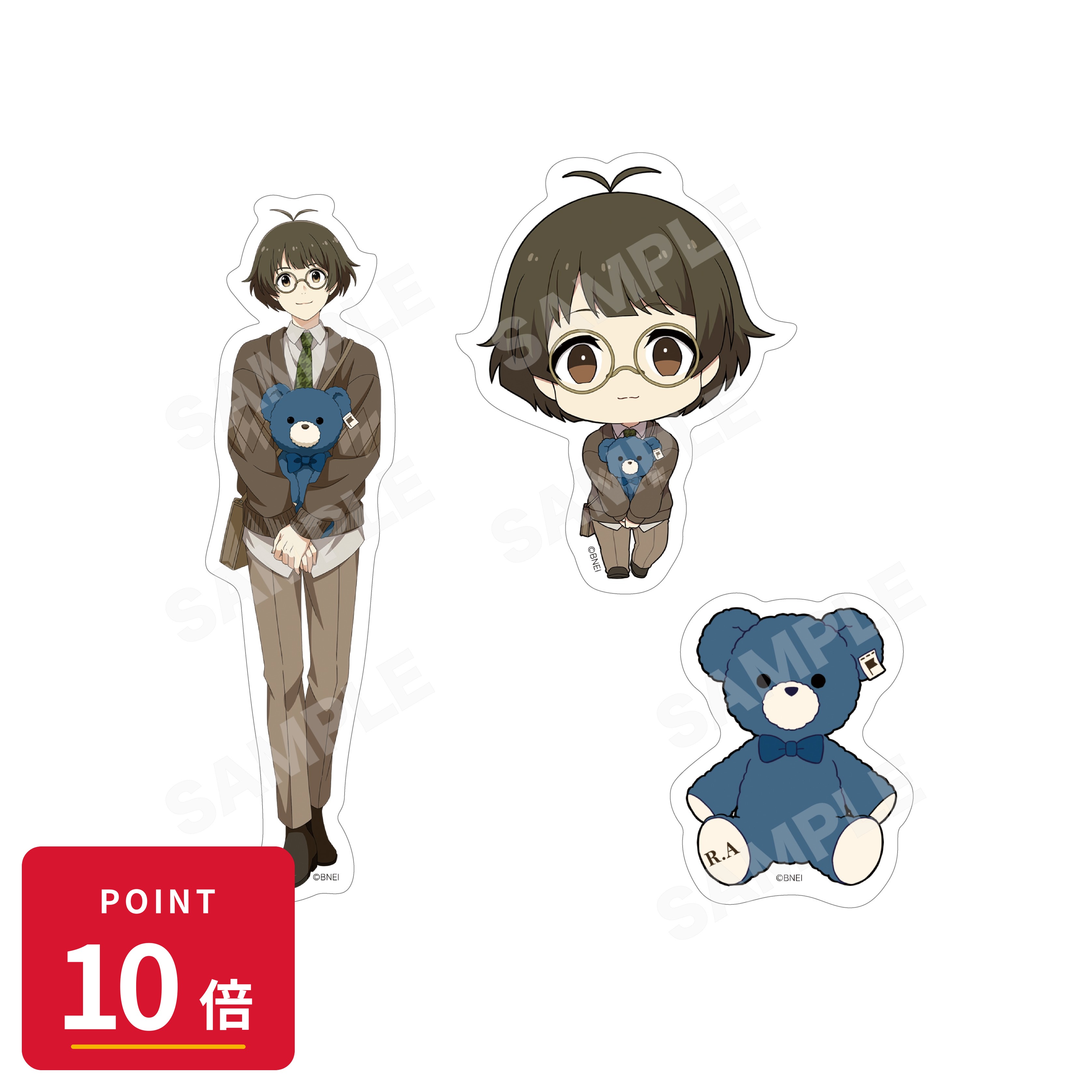Rakuten - 【エントリーで全品P10倍】【予約】 CS.FRONT アイドルマスター SideM Teddy's Collection ステッカー(3枚セット) /03 秋月涼 グッズ 【2026年9月発売予定】