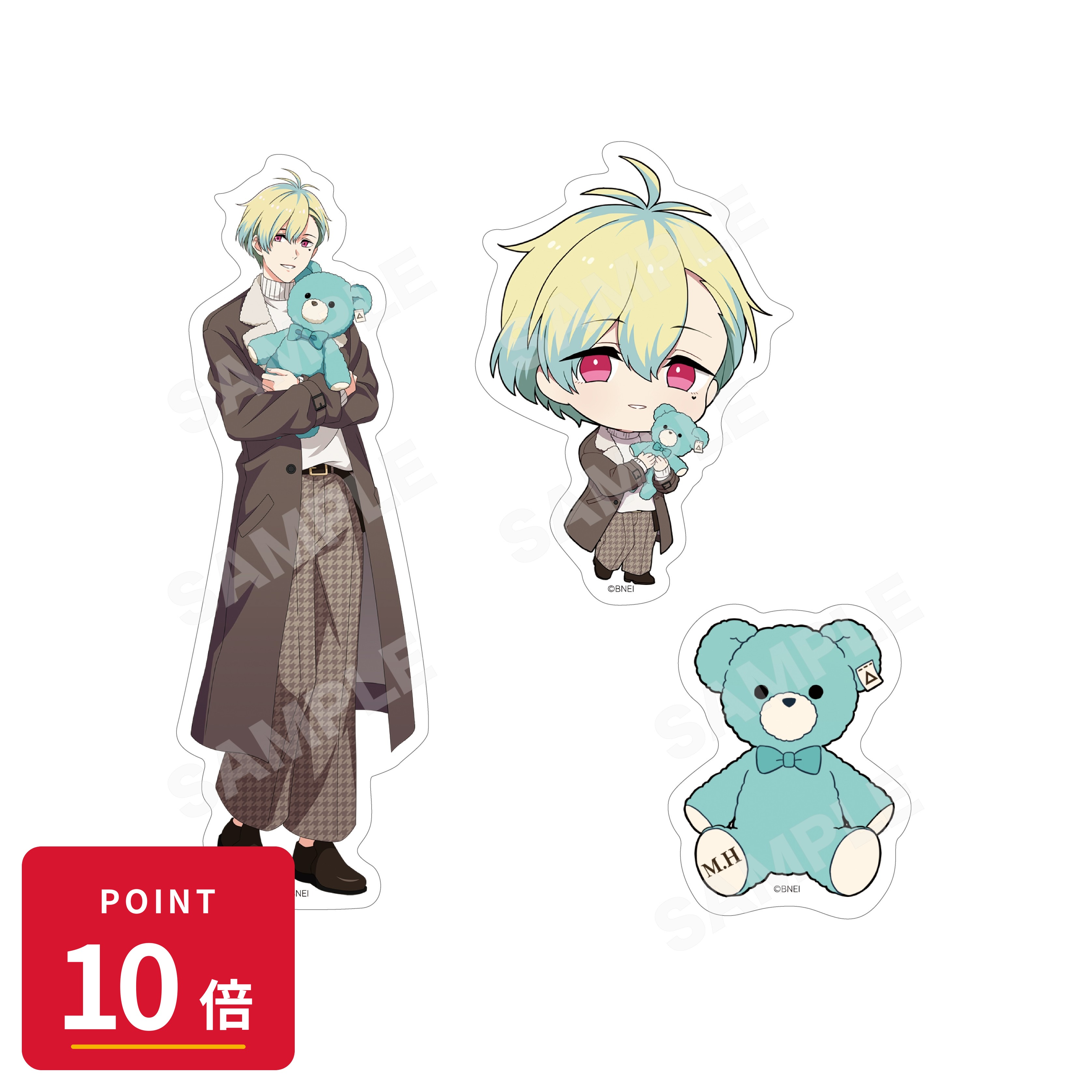 Rakuten - 【エントリーで全品P10倍】【予約】 CS.FRONT アイドルマスター SideM Teddy's Collection ステッカー(3枚セット) /07 花園百々人 グッズ 【2026年9月発売予定】