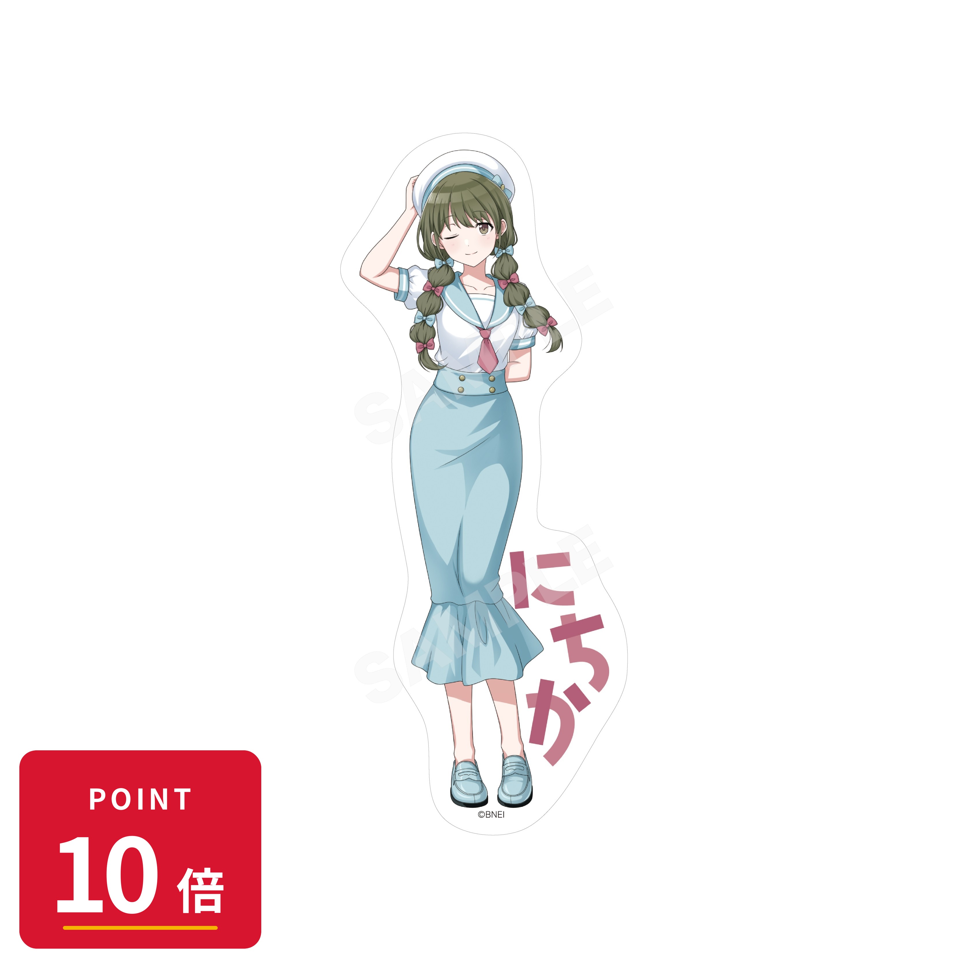 Rakuten - 【エントリーで全品P10倍】【予約】 CS.FRONT アイドルマスター シャイニーカラーズ パステルマリンルックver. ステッカー /04 七草 にちか グッズ 【2026年8月発売予定】