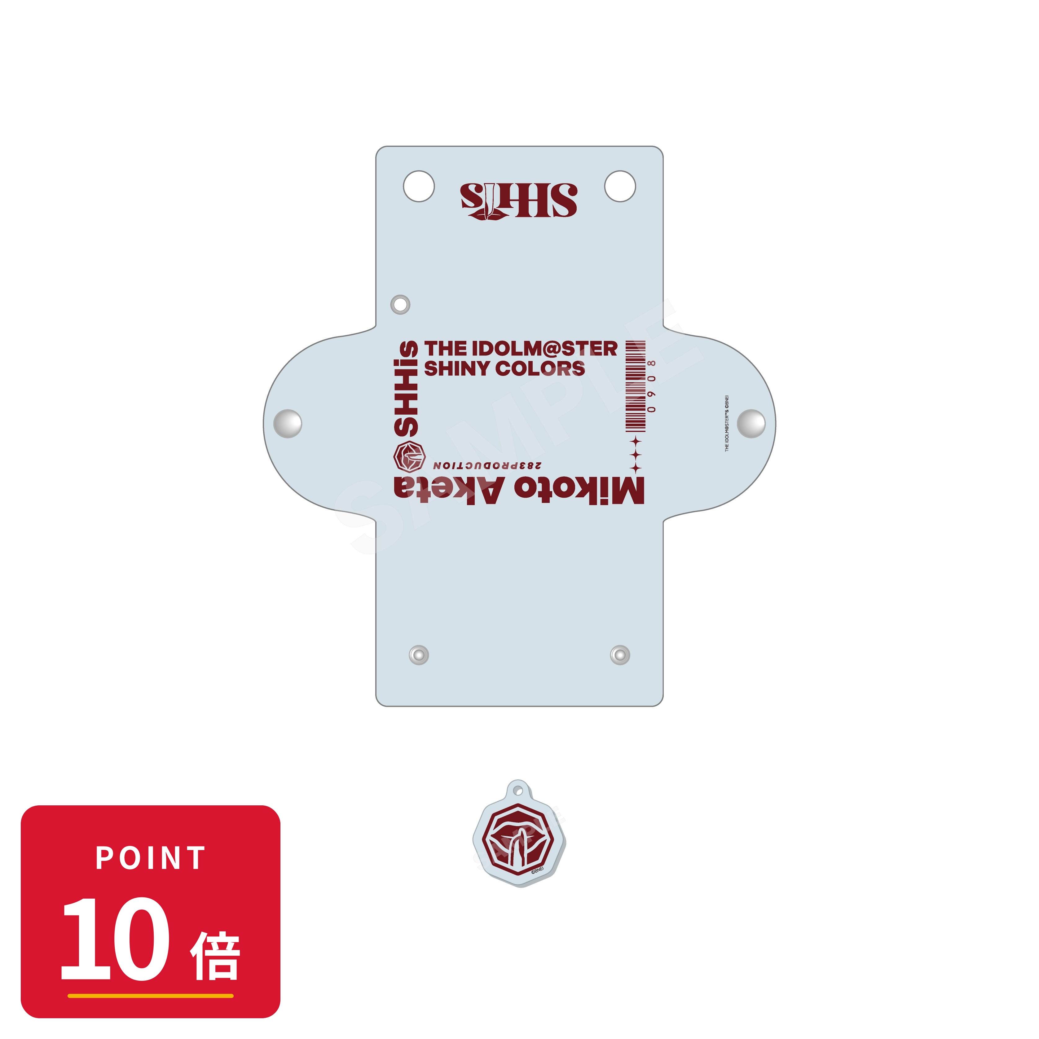Rakuten - 【エントリーで全品P10倍】【予約】 CS.FRONT アイドルマスター シャイニーカラーズ パステルマリンルックver. チャーム付きクリアマルチケース /05 緋田 美琴 グッズ 【2026年8月発売予定】