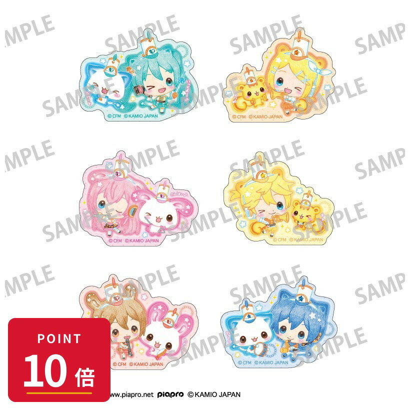 Rakuten - 【エントリーで全品P10倍】【予約】 カミオジャパン 初音ミク×Happy March シールフレーク グッズ 【2026年8月発売予定】