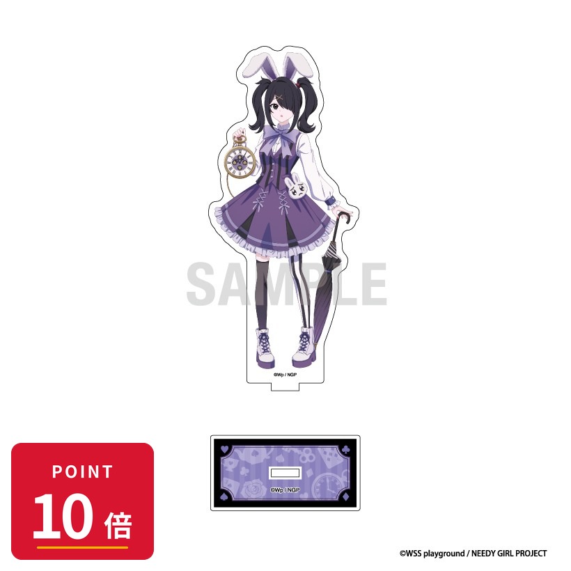 乐天商城 - 【エントリーで全品P10倍】【予約】 シーワン NEEDY GIRL OVERDOSE アクリルスタンド あめちゃん 白うさぎver グッズ 【2026年8月発売予定】