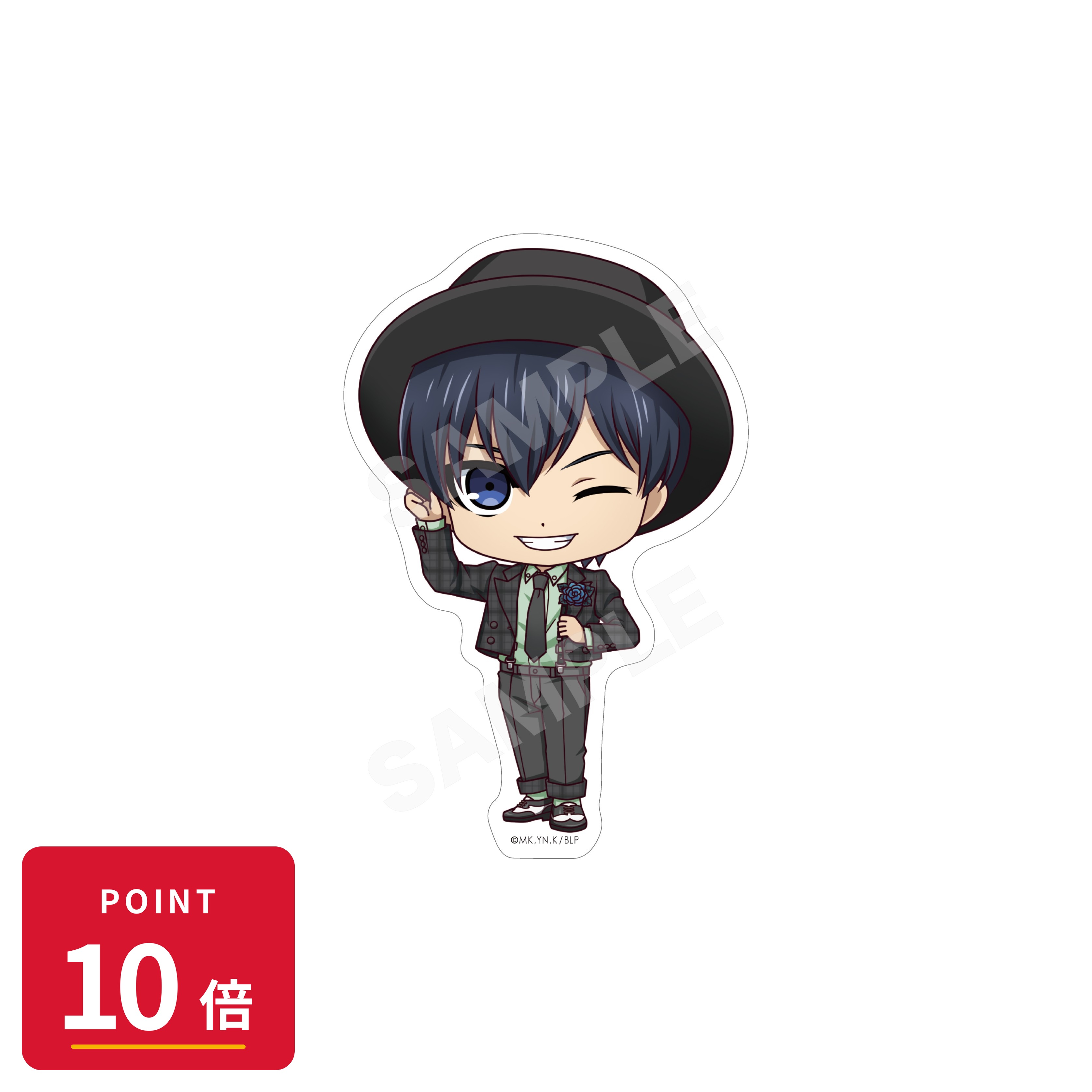 乐天商城 - 【エントリーで全品P10倍】【予約】 CS.FRONT ブルーロック ロックダンスver. ステッカー /06 潔 世一(ミニキャラ) グッズ 【2026年8月発売予定】