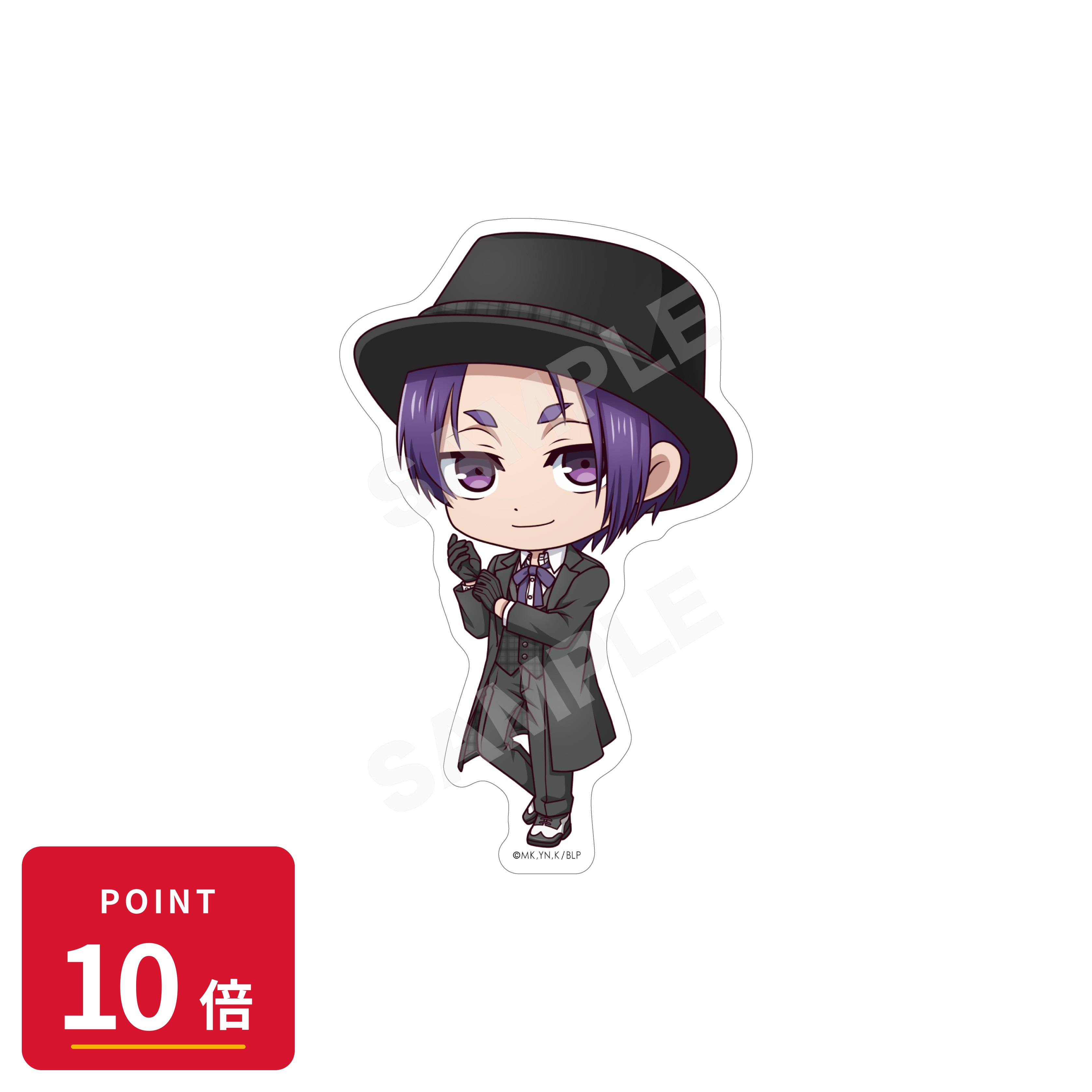 乐天商城 - 【エントリーで全品P10倍】【予約】 CS.FRONT ブルーロック ロックダンスver. ステッカー /11 御影 玲王(ミニキャラ) グッズ 【2026年8月発売予定】