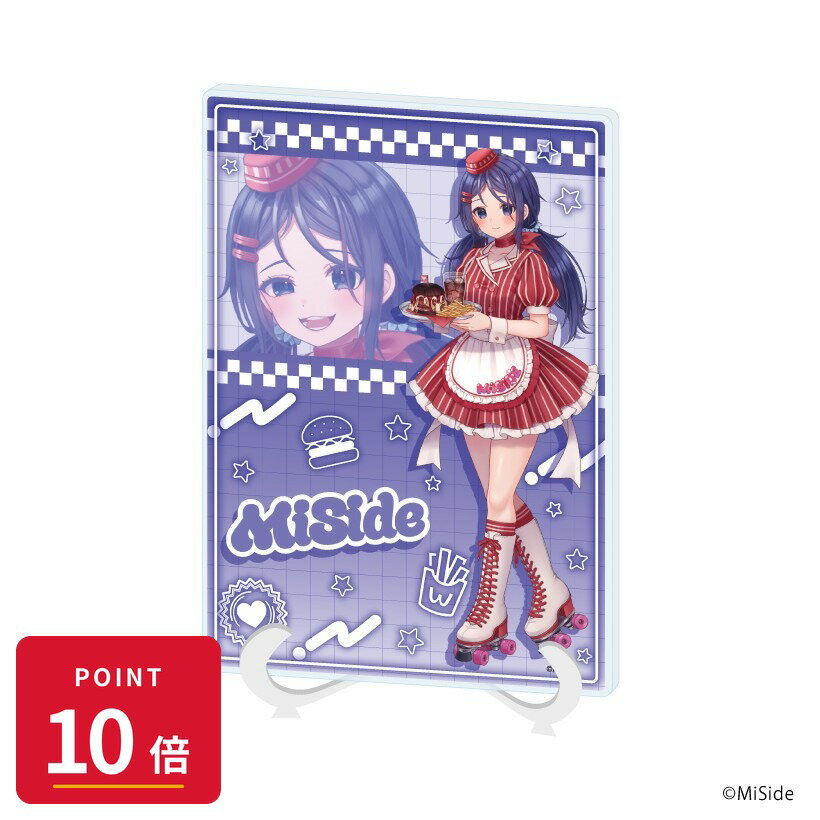 乐天商城 - 【エントリーで全品P10倍】【予約】 A3 アクリルアートボード(A5サイズ)「MiSide : ミサイド」01/狂ったミタ ダイナーver.(描き起こしイラスト) グッズ 【2026年8月発売予定】
