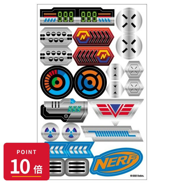 乐天商城 - 【エントリーで全品P10倍】【予約】 エンスカイ ナーフ デコレーションステッカー (メタル) グッズ 【2026年8月発売予定】