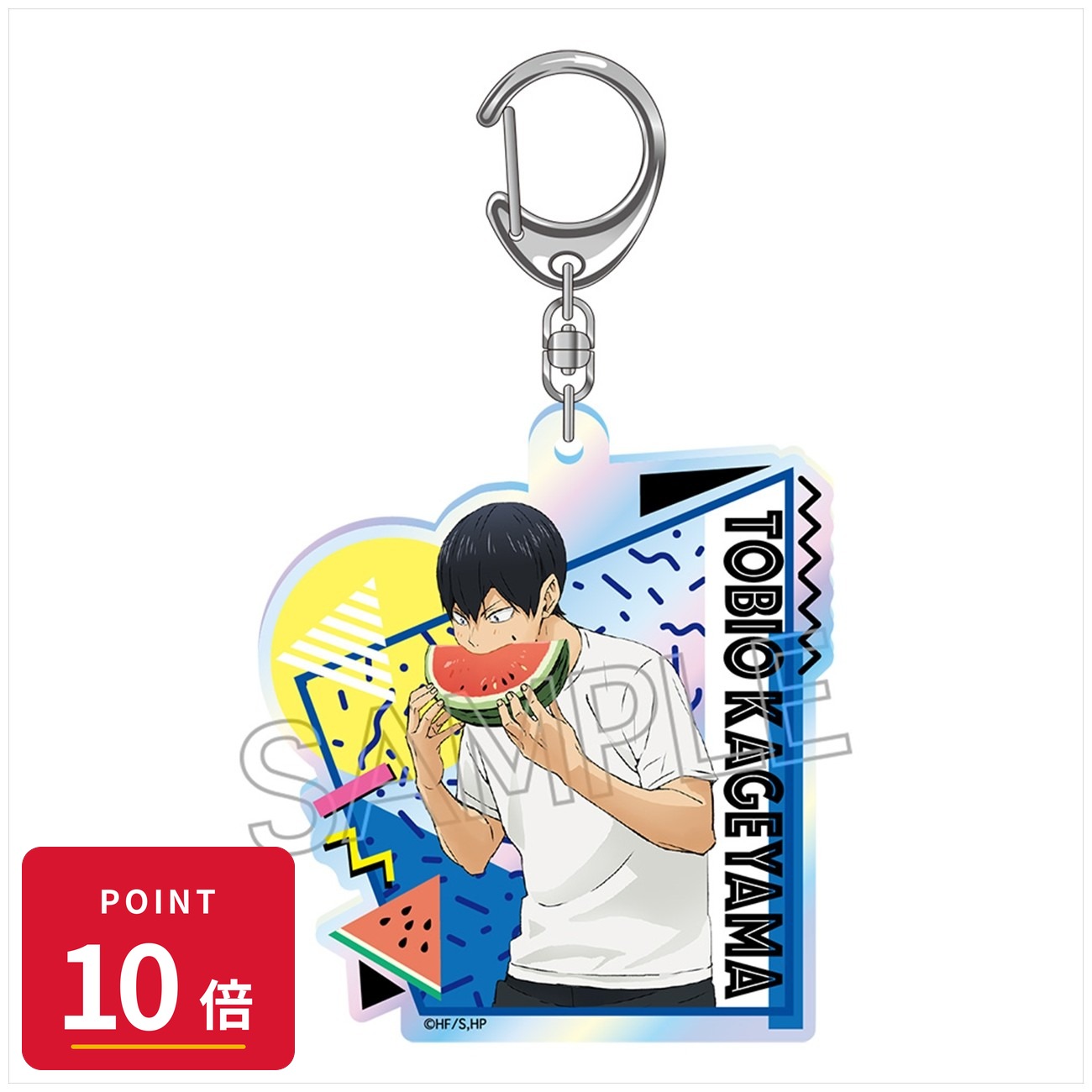 樂天商城 - 【エントリーで全品P10倍】【予約】 ツインクル ハイキュー!! シャインシリーズ オーロラアクリルキーホルダーVol.2 影山飛雄 グッズ 【2026年8月発売予定】