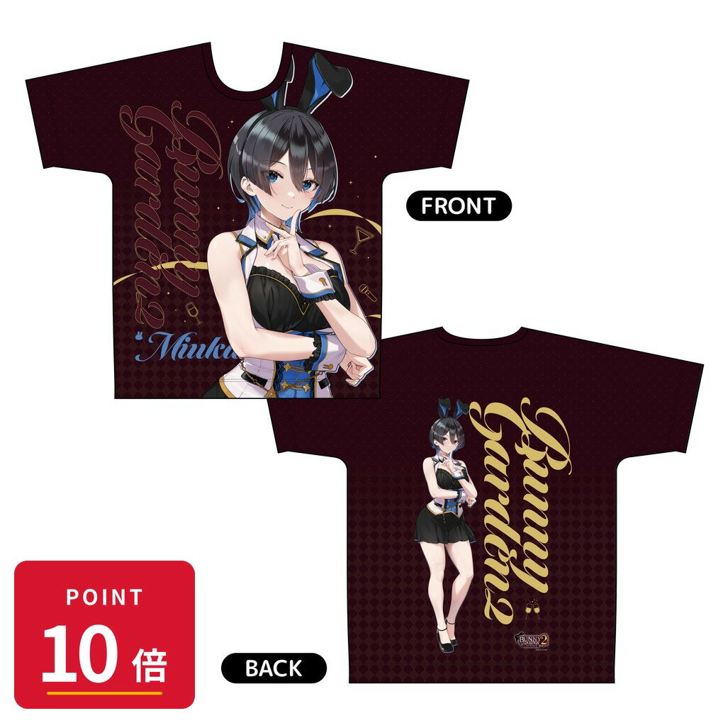 乐天商城 - 【エントリーで全品P10倍】【予約】 カーテン魂 バニーガーデン2 フルグラフィックTシャツ(美羽香)XLサイズ グッズ 【2026年10月発売予定】