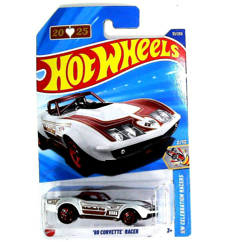 マテル ホットウィール Hot Wheels ベーシックカー '69 Corvette Racer  新品 正規品