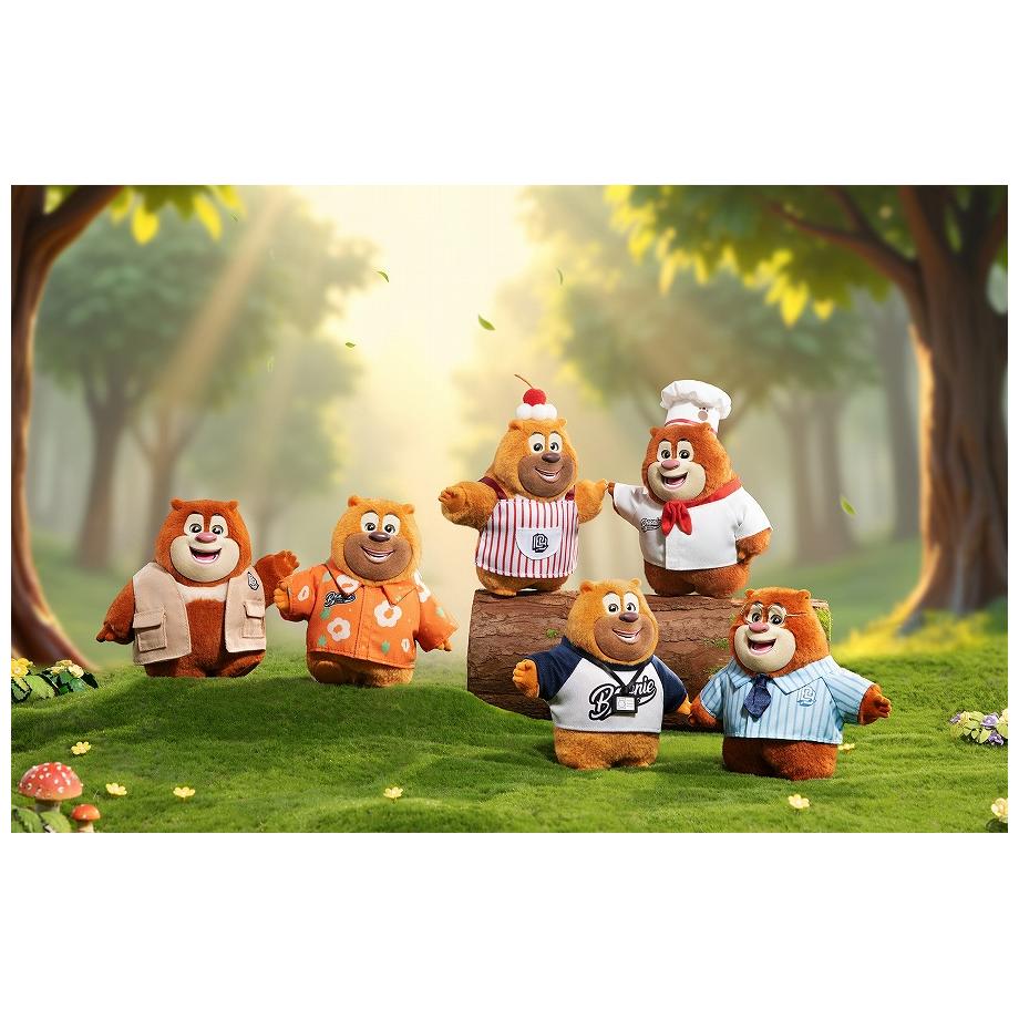 【予約】 XFREE Boonie Bears 専属友達シリーズ トレーディングプラッシュ BOX 6個入り フィギュア【2026年4月発売予定】