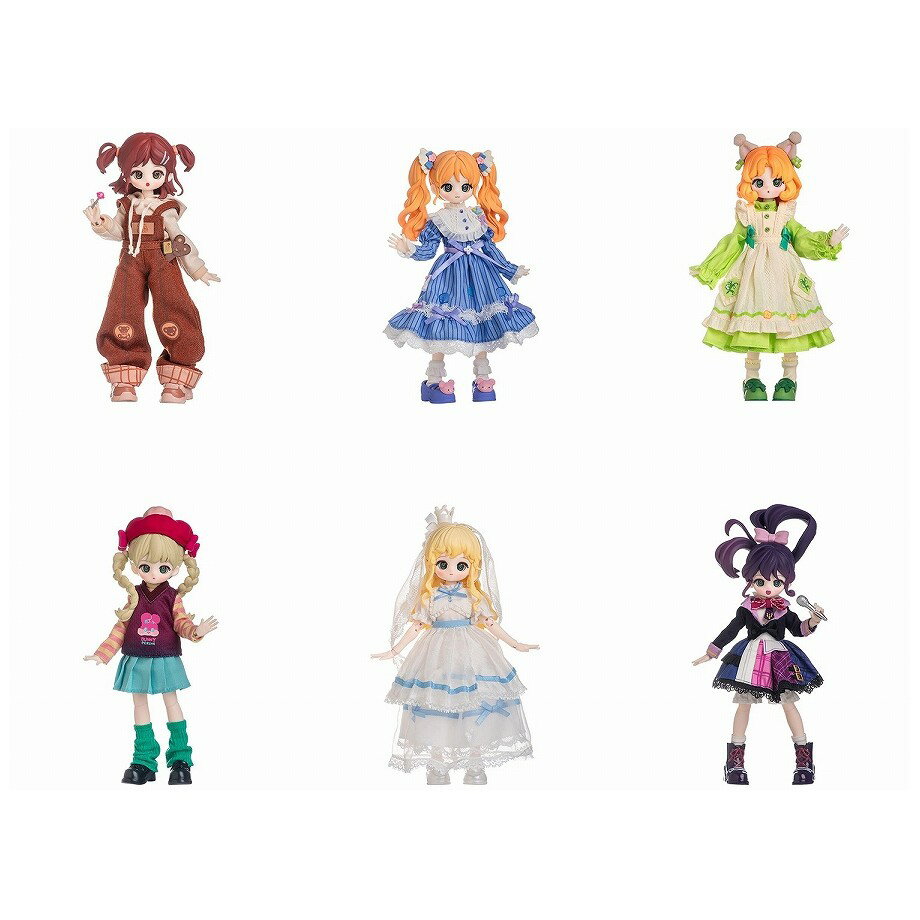 [저희 가게 한정 주말 P3배] [예약] SIMONTOYS SIMONTOYS x Normal Puppy 퍼피의 화려한 옷장 시리즈 트레이딩 인형 1BOX 6개들이 피겨 [2026년 5월 발매 예정]