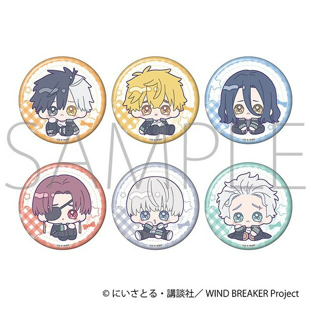 【当店限定★週末P3倍】 【予約】 ムービック WIND BREAKER パールバッジコレクション/みにぴえんず BOX 6個入り グッズ 【2026年6月発売予定】