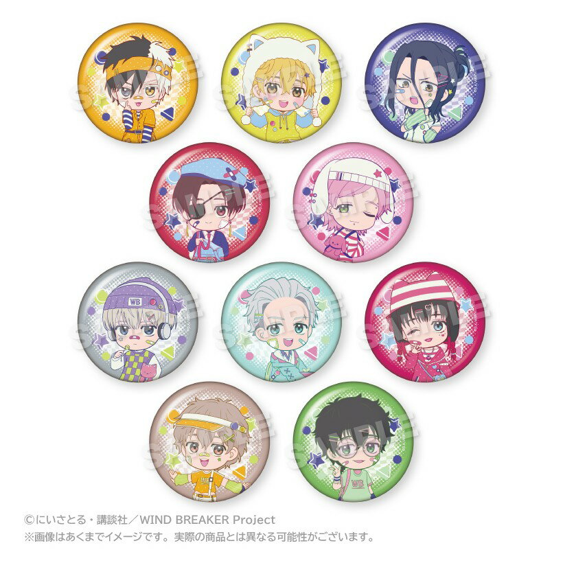 声音模拟器 - 【予約】 ステラノーツ WIND BREAKER トレーディング缶バッジ vivid ver. BOX 10個入り グッズ 【2026年6月発売予定】