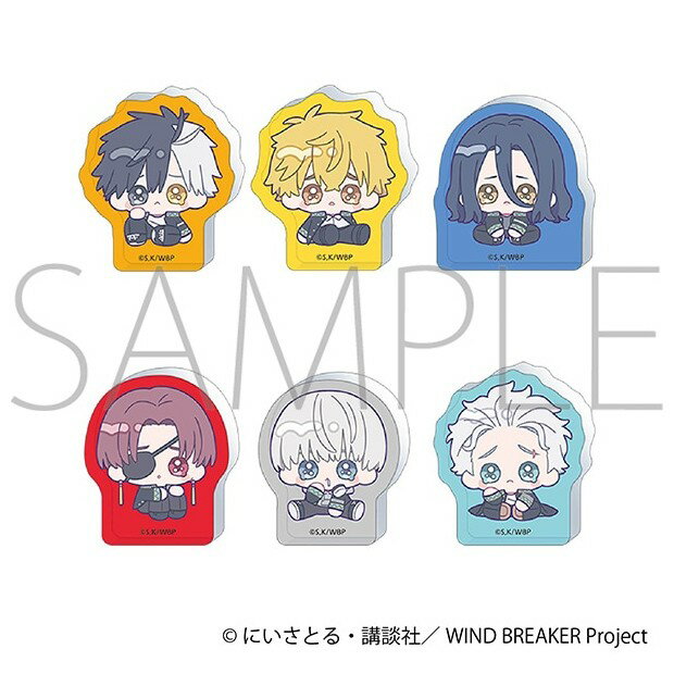 【当店限定★週末P3倍】 【予約】 ムービック WIND BREAKER ころっと アクリルフィギュアコレクション/みにぴえんず BOX 6個入り グッズ 【2026年6月発売予定】