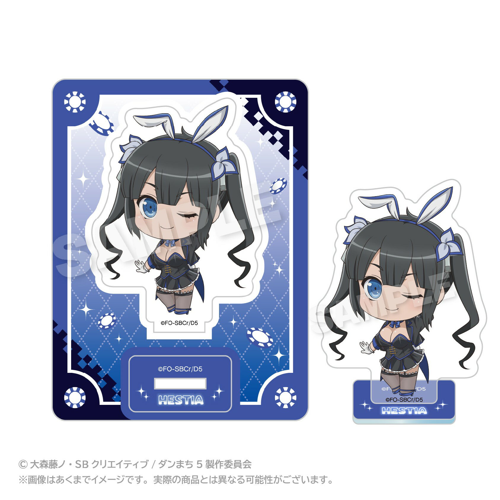 Garland - 【予約】 ステラノーツ ダンジョンに出会いを求めるのは間違っているだろうか ミニキャラアクリルマスコット ヘスティア グッズ 【2026年7月発売予定】