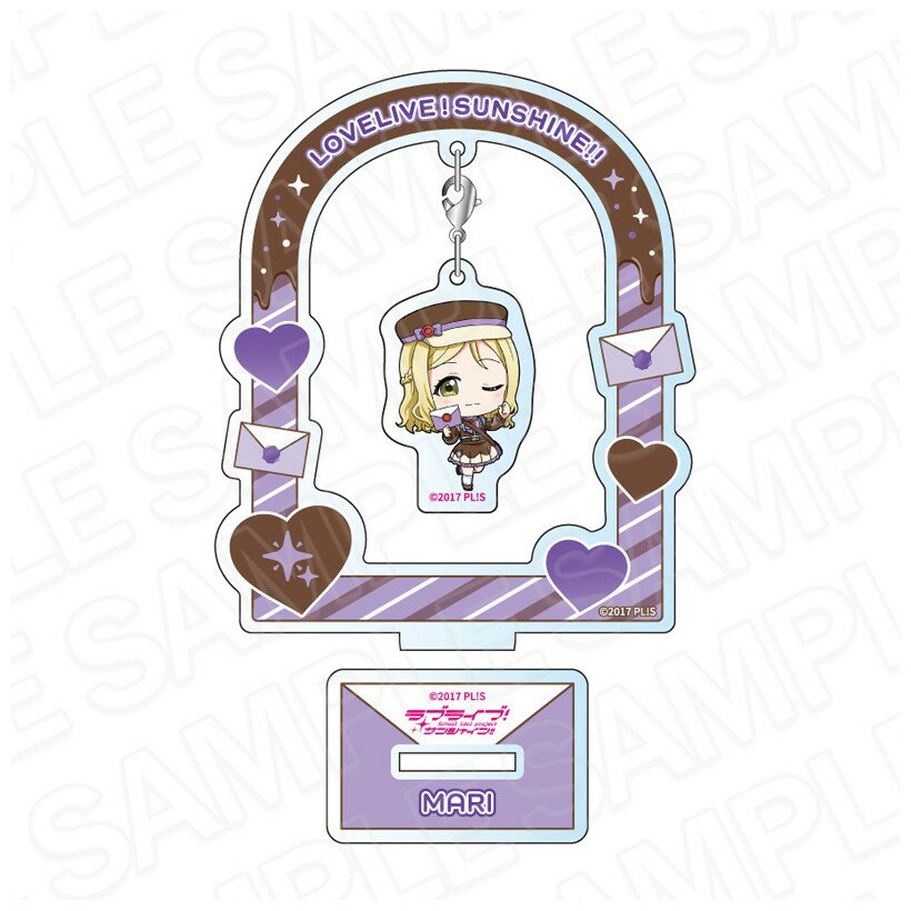 Garland - 【予約】 コンテンツシード ラブライブ!サンシャイン!! ふらふらアクリルスタンド 小原鞠莉 メッセンジャー デフォルメ ver. グッズ 【2026年7月発売予定】