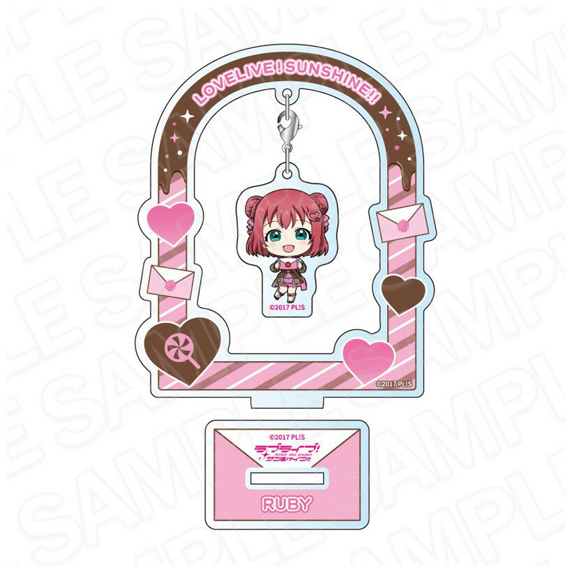 Garland - 【予約】 コンテンツシード ラブライブ!サンシャイン!! ふらふらアクリルスタンド 黒澤ルビィ メッセンジャー デフォルメ ver. グッズ 【2026年7月発売予定】