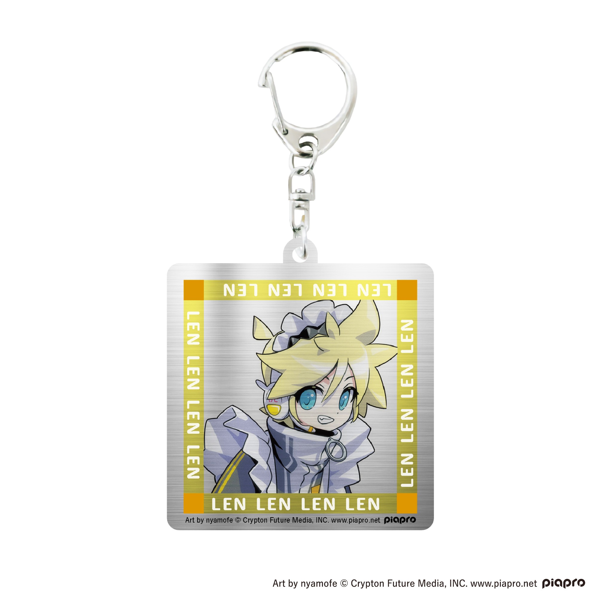 【予約】 サイバーエージェント ピアプロキャラクターズ メタルキーホルダー メタルキーホルダー鏡音レン グッズ 【2026年10月発売予定】