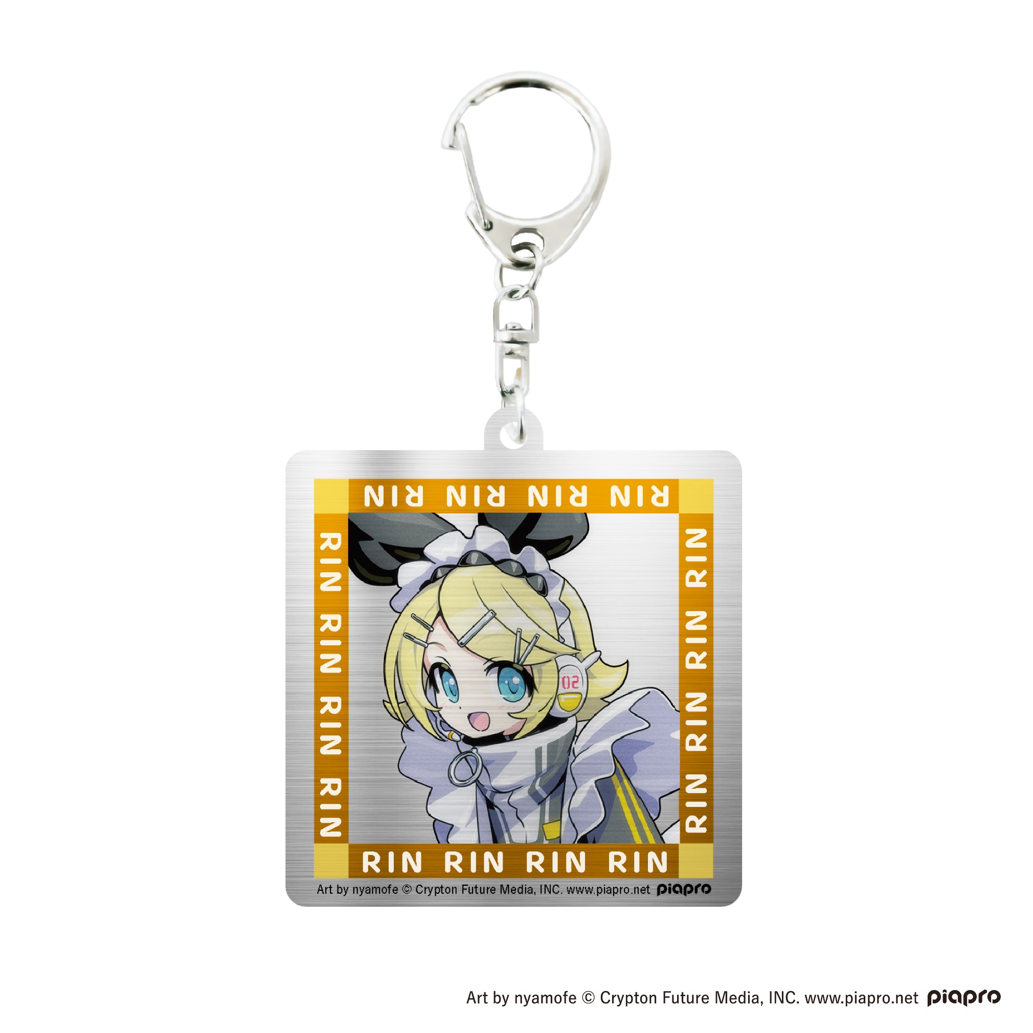【予約】 サイバーエージェント ピアプロキャラクターズ メタルキーホルダー メタルキーホルダー鏡音リン グッズ 【2026年10月発売予定】