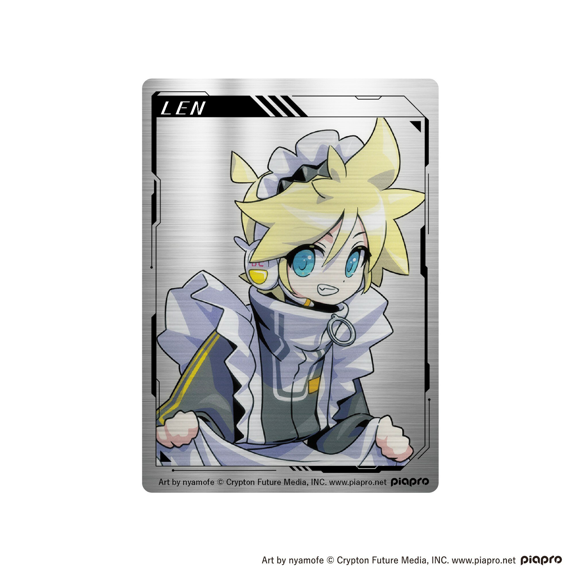 【予約】 サイバーエージェント ピアプロキャラクターズ メタルカード メタルカード 鏡音レン グッズ 【2026年10月発売予定】