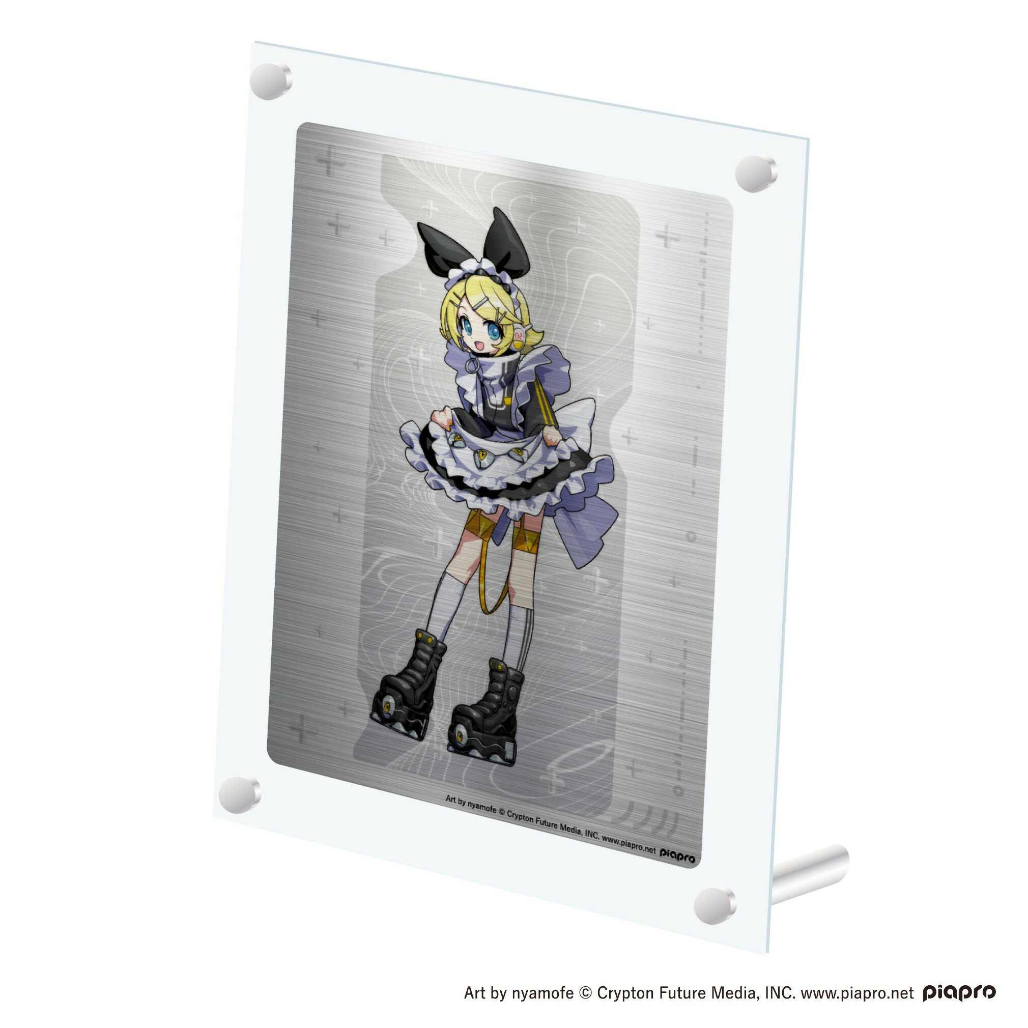 【予約】 サイバーエージェント ピアプロキャラクターズ メタルアート A3メタルアート 鏡音リン グッズ 【2026年10月発売予定】
