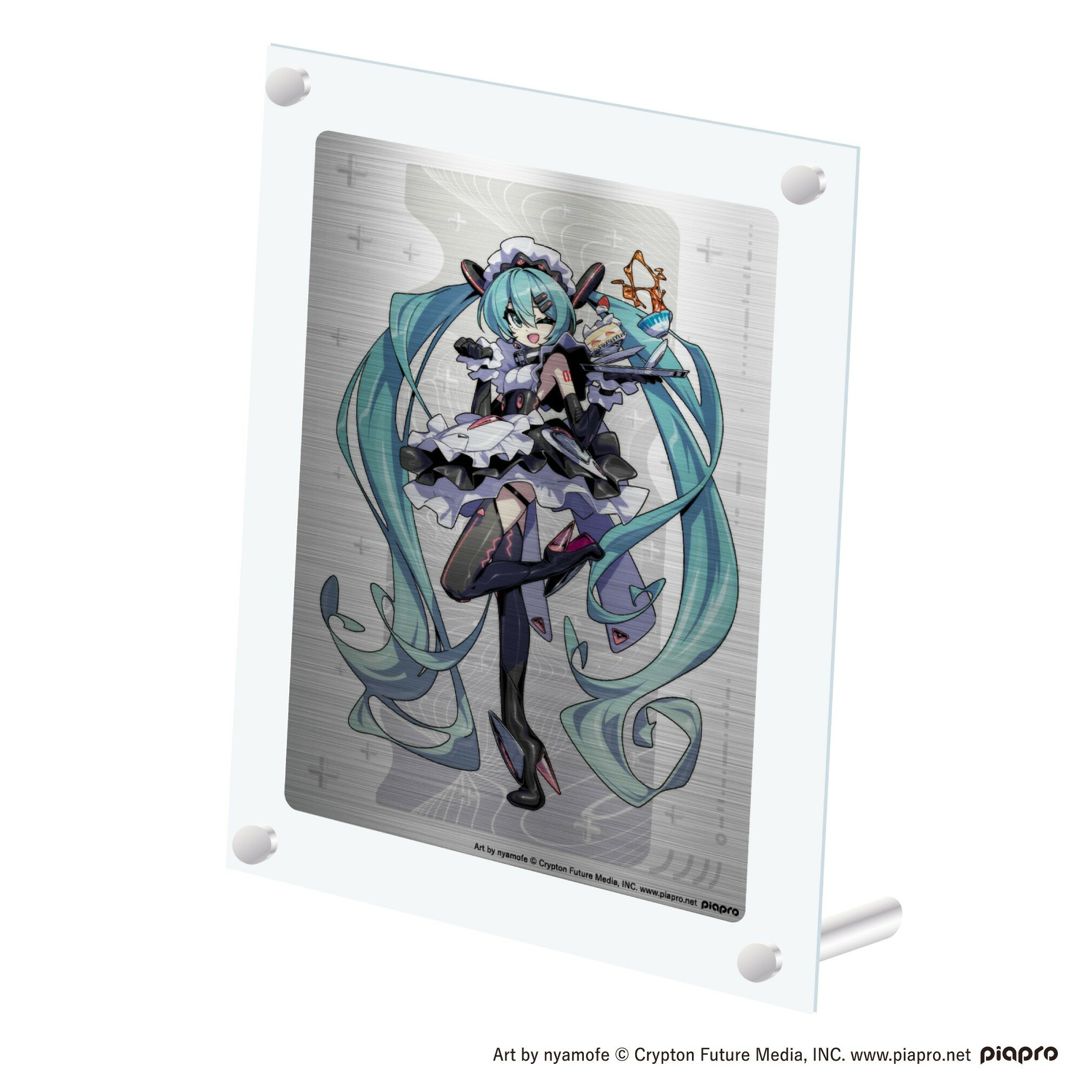 【予約】 サイバーエージェント ピアプロキャラクターズ メタルアート A3メタルアート 初音ミク グッズ 【2026年10月発売予定】