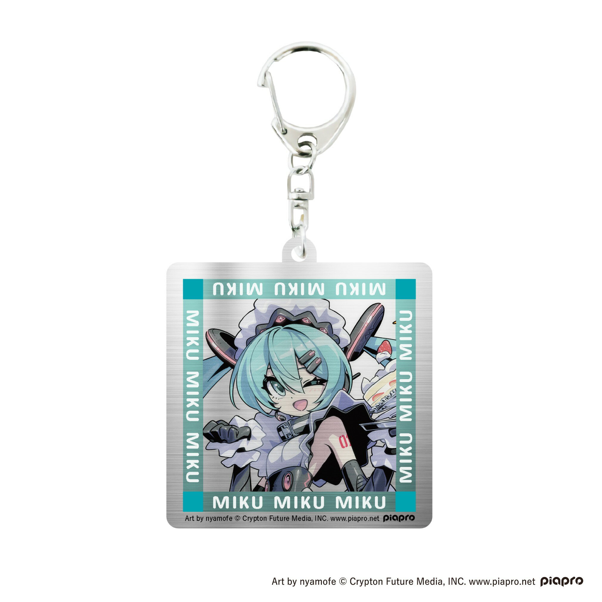 【予約】 サイバーエージェント ピアプロキャラクターズ メタルキーホルダー メタルキーホルダー初音ミク グッズ 【2026年10月発売予定】