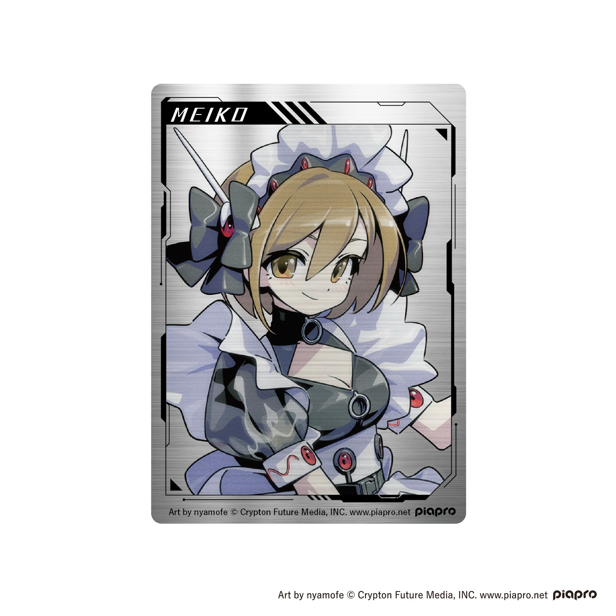 【予約】 サイバーエージェント ピアプロキャラクターズ メタルカード MEIKO グッズ 【2026年10月発売予定】