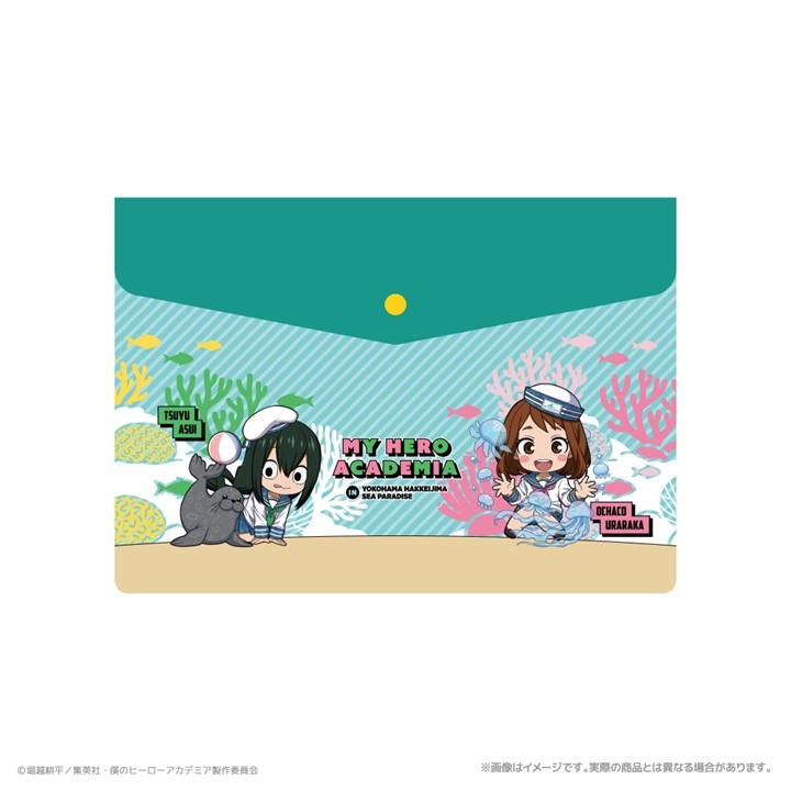 【予約】 クリーク・アンド・リバー 『僕のヒーローアカデミア』 エンベロープケース_麗日お茶子&蛙吹梅雨 海の生きものたちと一緒にPLUS ULTRA グッズ 【2026年8月発売予定】