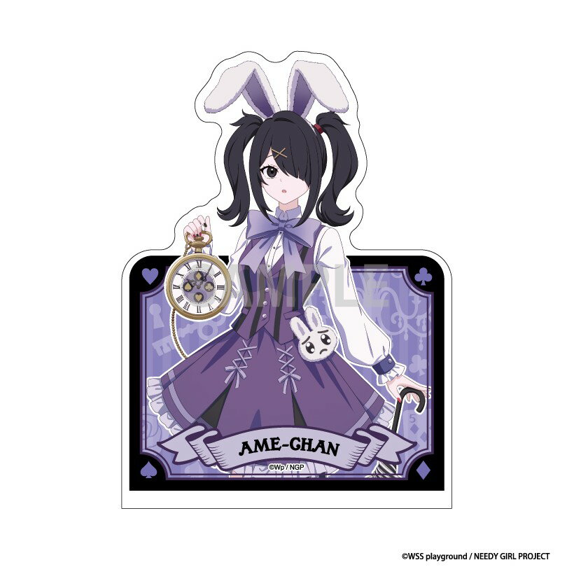 樂天商城 - 【予約】 シーワン NEEDY GIRL OVERDOSE アクリルブックエンド あめちゃん 白うさぎver グッズ 【2026年8月発売予定】