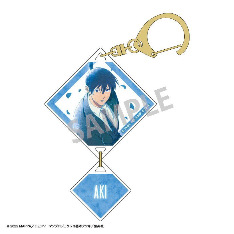 乐天商城 - 【予約】 カミオジャパン 劇場版『チェンソーマン レゼ篇』 ダブルパーツアクリルキーホルダー 早川アキ/浮遊感/カミアニTOUCH グッズ 【2026年8月発売予定】