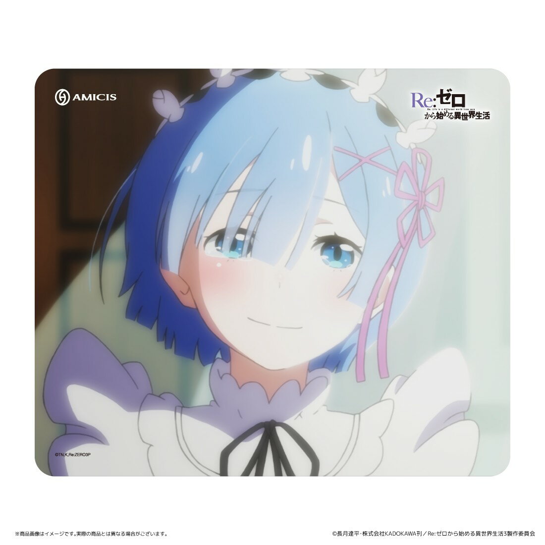 乐天商城 - 【予約】 Smarprise Re:ゼロから始める異世界生活_AMICIS ガラスマウスパッド レムEdition グッズ 【2026年12月発売予定】