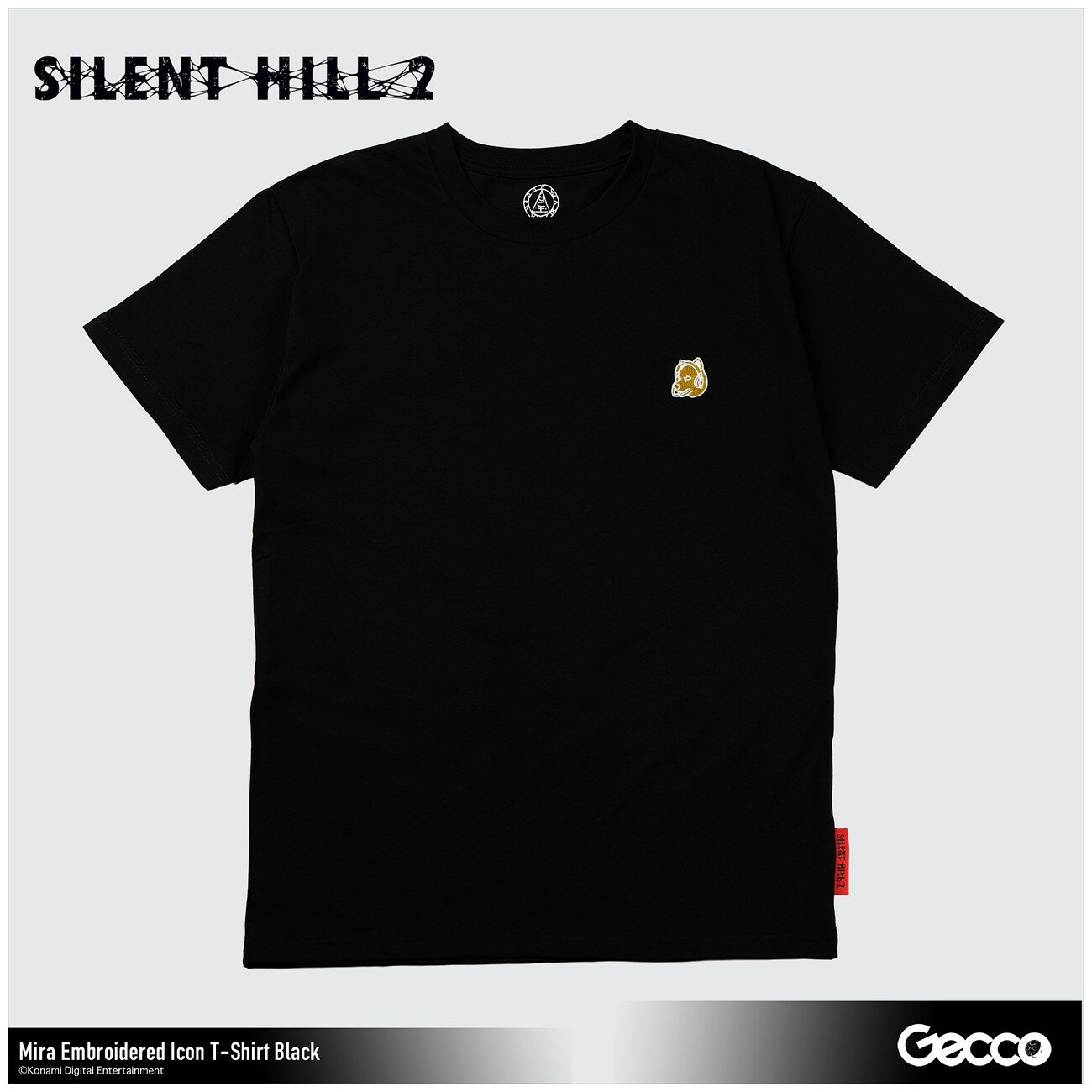 【予約】 Gecco SILENT HILL 2/ ミラ 刺繍アイコン Tシャツ(ブラック)M グッズ 【2026年12月発売予定】