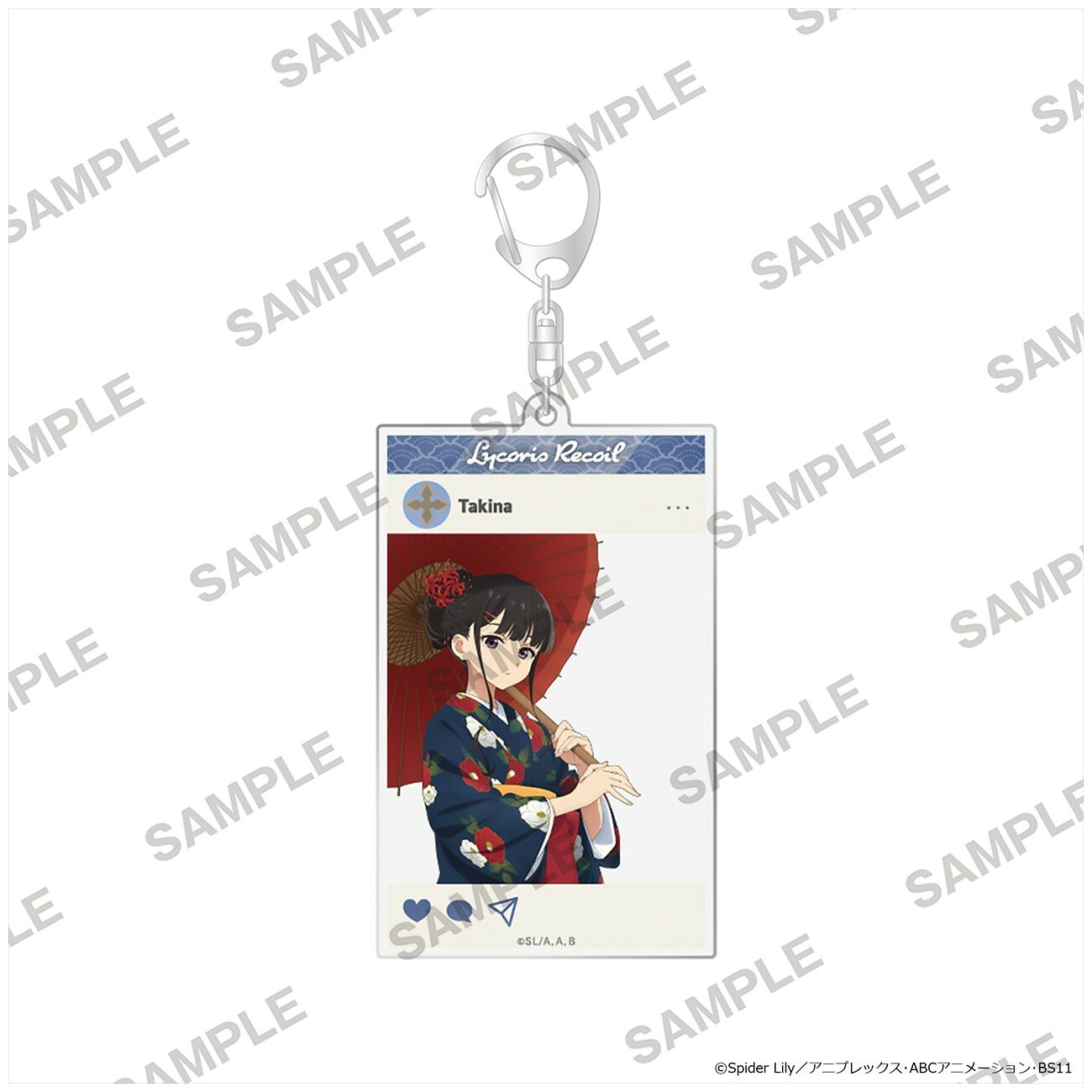 【マラソン★最大500円OFFクーポン】【予約】 KADOKAWA TVアニメ「リコリス・リコイル」SNS風アクリルキーホルダー 和モダンVer. 井ノ上たきな(描き下ろし) グッズ 【2026年12月発売予定】