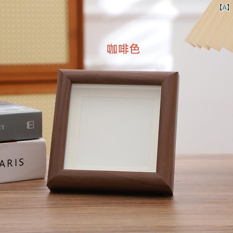 フォトフレーム 3D 深型 額縁 奥行 A:10x10cm B:15x15cm C:12.7x12.7cm D:20x20cm ナチュラル ホワイト ウォールナット ホワイト モカ ホワイト ホワイトオーク ホワイト