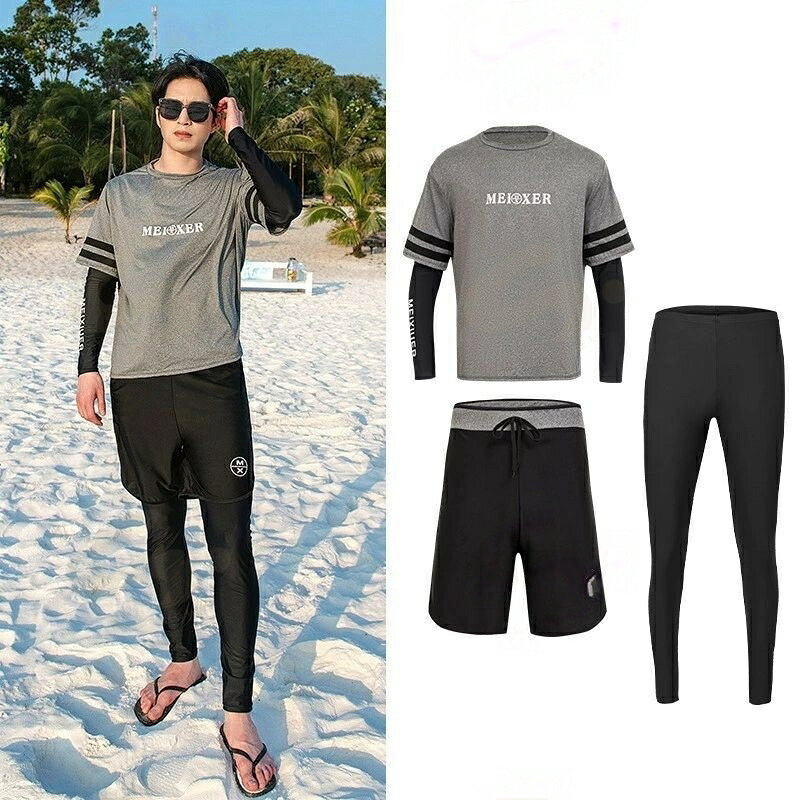 ラッシュガード メンズ セット 水着 水着 早い者勝ち L(参考体重50-60kg) XL(参考体重57-70kg) 2XL(参考体重65-78kg) 3XL(参考体重70-82kg)