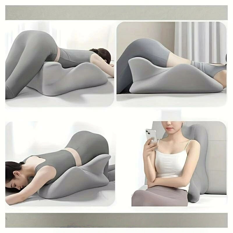 枕 クッション 夫婦 快適 体位 サポ A:濃い灰色 B:薄い灰色 C:ベビーピンク D:抹茶緑 E:空色