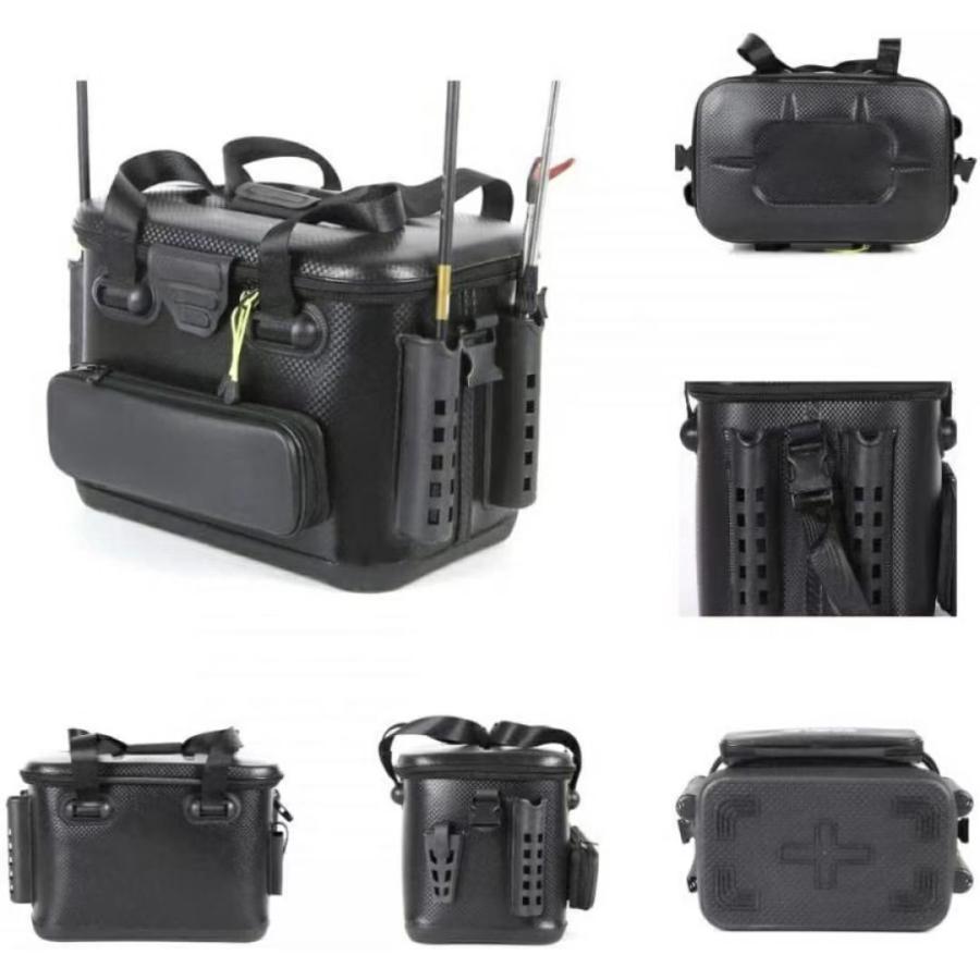 釣り バケツ 釣り用ケース タックルバッグ バッカン ロッドホルダー付き 釣りボックス 多機能 40L 大容量 EVA素材 防災 septastore-10015300 Septa Store サンプル画像2
