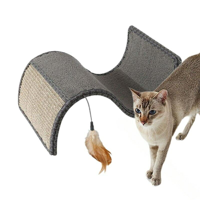 猫 爪とぎ S字型 巣 弓 爪 寝ながら 軽量 つめとぎ つめ研ぎ 爪研ぎ 爪みがき 爪磨き 猫用 ペット ねこ ネコ