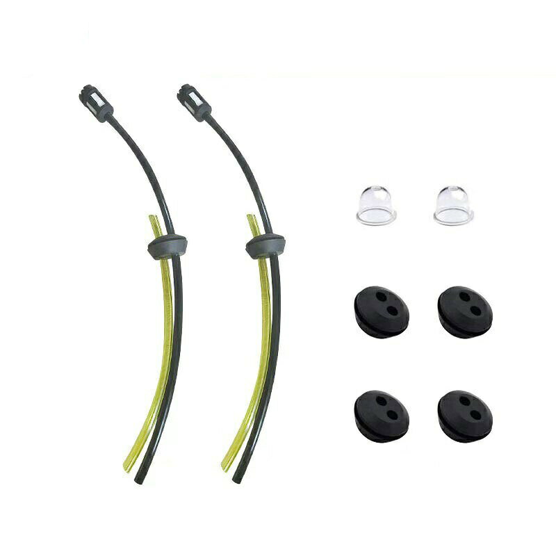【製品の内容】草刈払機燃料ホース×2個、プライマリーポンプ×2個、グロメット×4個、お客様のニーズの大部分を満たすことができます。【高品質】頑丈性と耐久性を備えたの素材を採用、長使い頂けます。草刈り機、刈り払機、チェンソーによく使われる商品です。【簡単に交換できる】使い方は吸い込み口に付け替えるのみとなっています。軽量で使いやすく、交換も簡単にできます。【常時メンテナンス】キャブレター不調を避けるため、フィルターはこまめに交換することをおすすめします。【適用範囲】この草刈機部品パーツは草刈り機、刈り払機、チェンソーによく使われる商品です、安心に使用できます。草刈機 刈払機 燃料ホースセット 燃料