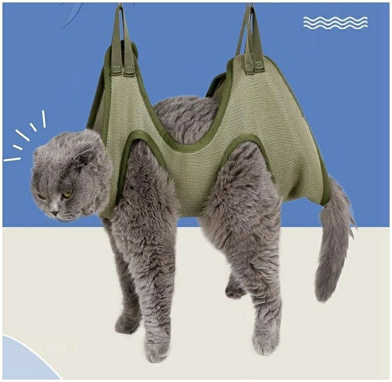 通年 通気性 ポリエステル ペット 犬 グローブ 対策 暴れる ねこ しつけ 服 防止 グルーミング ハンモッ ネット 吊り下げタイプ