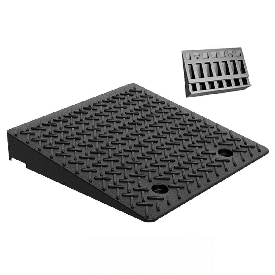 駐車場 段差プレート 幅50cm ゴム 50x50x10cm 50x50x11cm 50x50x12cm 50x50x13cm 50x50x14cm 50x50x15cm 50x50x16cm 50x50x17cm 50x50x19cm 50x50x20cm